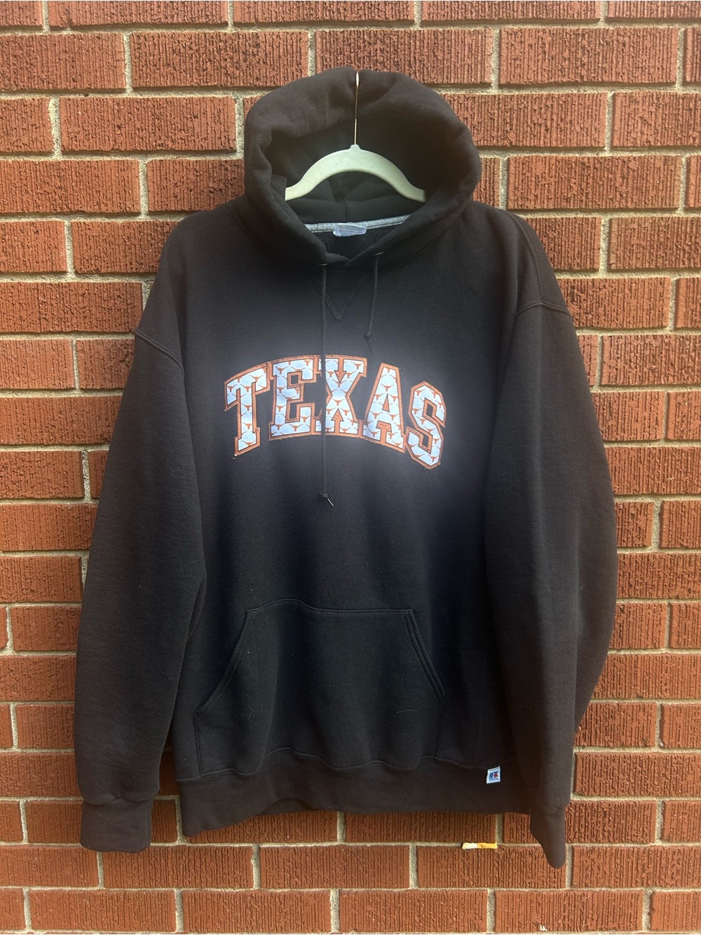 Russell Athletic Texas Longhorns Hoodie Men’s XL Vintage Collegiate Black